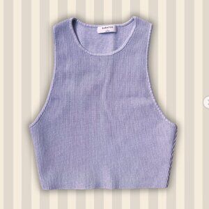 Babaton sculpt knit high neck tank — Size L